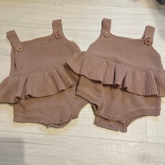 70.80 双子　女の子　服