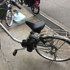 地域限定送料無料　ビビ　TX　6,6AH　新基準　シルバー　神戸市　電動自転車 神戸在庫）電動自転車 パナソニック ViVi ビビ TX 26インチ