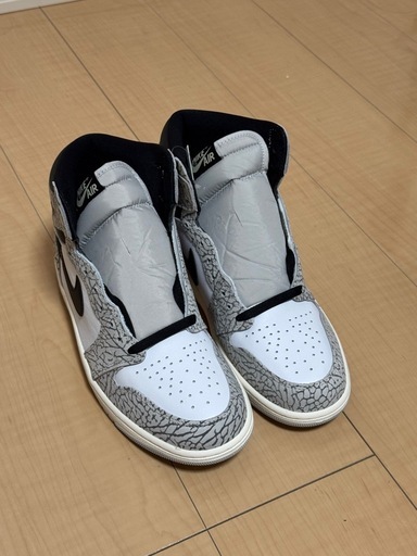 【新品】ナイキ　エアジョーダン1 レトロ　HIGH OG ホワイトセメント\n