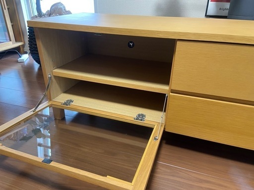 ⚠️11月23日で処分します⚠️ テレビ台　無印良品 無印良品テレビボード (ゆい) 高槻の収納家具《テレビ台》の中古