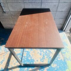 オフィスデスク W約100×H72×D60cm 長机 北1の画像