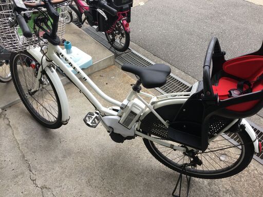 地域限定送料無料ハイディツー子供乗せ12,3AH白②神戸市電動自転車