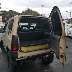 (6409) 5万　訳アリ部品取り車　エンジン１発死んでます H13（2001）年 スズキジムニーMT　ベージュ 走行232.201㎞　※現状販売　保証なしの画像