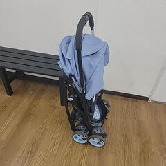 Aprica　A型ベビーカー　フライル　ダンガリーブルー　の画像