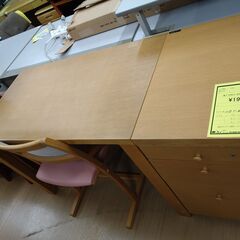 ジモティ割あり‼️【D314】デスクセット カリモク 椅子付き