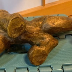 昭和レトロ 金の虎の置物の画像