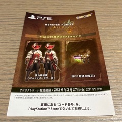 新品【PS5】 モンハンワイルズの画像