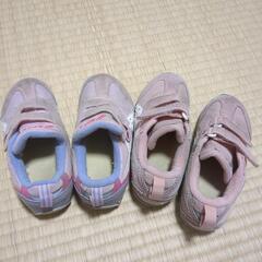 asics18.0cmピンク
