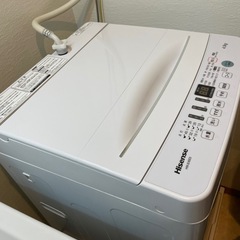 【取引中】2019年製 Hisense 洗濯機 4.5L の画像