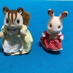 シルバニアファミリー(幼稚園、海賊船、リス、ウサギ)の画像