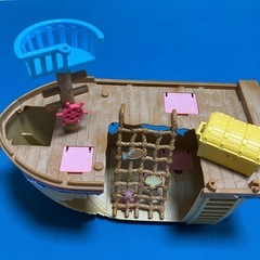 シルバニアファミリー(幼稚園、海賊船、リス、ウサギ)の画像