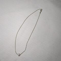一粒パールネックレス