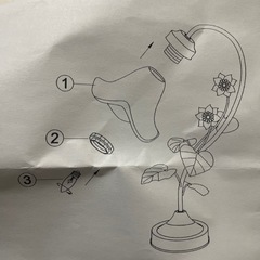 値下げしました☆新品☆お花のライト　とても綺麗ですの画像