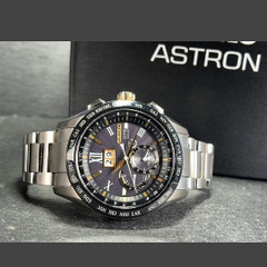超美品  SEIKO アストロン ASTRON GPS ソーラーGPS衛星電波時計 8X42ビックデイト SBXB139の画像