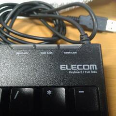 【使えるけど難あり。】【エレコム】【ELECOM】【中古】有線フルキーボードの画像