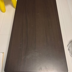 ニトリ　机　長机　折りたたみ　食卓　茶色　ブラウン