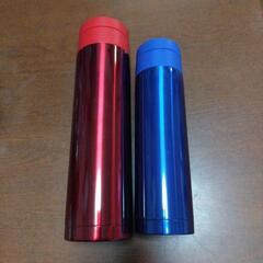 水筒　赤、青（未使用）の画像