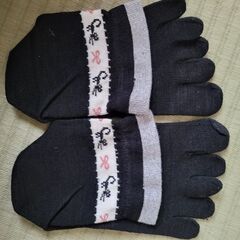 新品未使用　5本指靴下