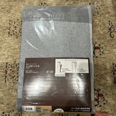 ニトリ　形状記憶ドレープカーテン　100㎝×110㎝　グレー系の画像