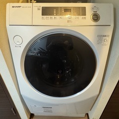SHARP ドラム式洗濯機 10.0kg 乾燥6.0k 2021年の画像