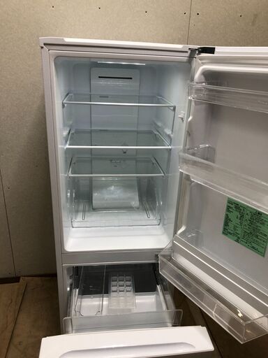 【高年式】 美品 2024年製 ノンフロン冷凍冷蔵庫 ヤマダセレクト★ REFAGE 2ドア 冷凍冷蔵庫 YRZ-F15LW 【糸島市