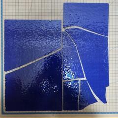 ステンドグラス　ブルー　#4