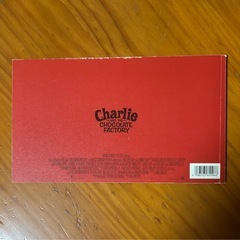 映画チャーリーとチョコレート工場 ブックレット　ジョニーデップ　ティムバートンの画像