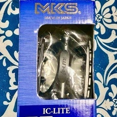 未使用 MKS 三ヶ島 IC-LITE アルミ フラットペダル ...