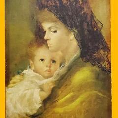 アルマンド・アンジェロ・ジェンティリー二「母の愛 Mother Love」、絵画、油絵、Armando Angelo Gentilini、人物画、母の愛、Mother Love、赤ちゃん絵画、赤ちゃん絵、アルマンド アンジェロの画像