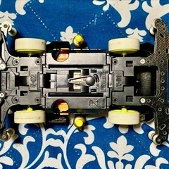 タミヤ ミニ四駆 MSシャーシ 前提灯仕様 フレキ加工無しの画像