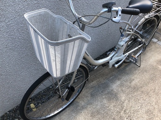 パナソニックVIVI電動アシスト自転車シティタイプ シルバー
