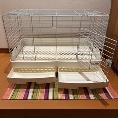 うさぎのケージの画像
