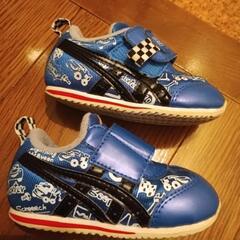 13.0 アシックスASICSスニーカー カーズ ブルー 13.0cm（中古）の画像
