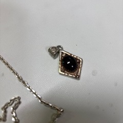 シルバーペンダントネックレスの画像