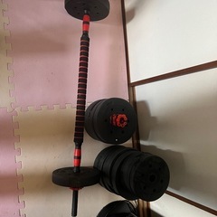 TOP FILM ダンベル 可変式 重量調整 2個セット シャフト付き 40kgの画像