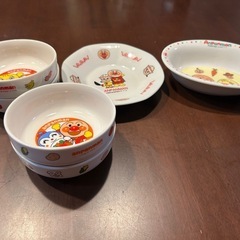 【取引中】アンパンマン　子供用食器セット　お譲りしますの画像