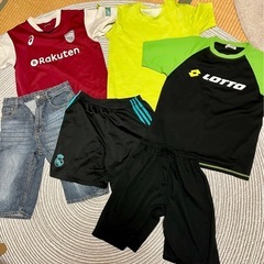 男の子服　150 夏服　アディダス　アシックス　サッカー6枚セット