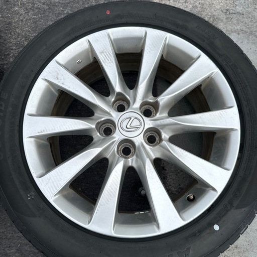 レクサス純正ホイール LEXUS ホイール 18インチ 溝あり