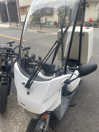 ヤマハ ギア 50cc 新品タイヤ 前後ブレーキ交換　オイル交換　ルーフ付き