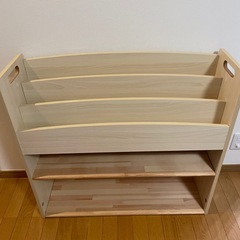 おもちゃ　収納ラック　本棚の画像