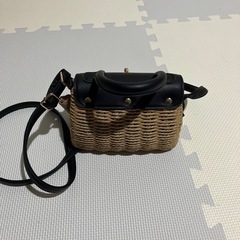 今週値下げ最終ミニ籠ショルダーバッグの画像