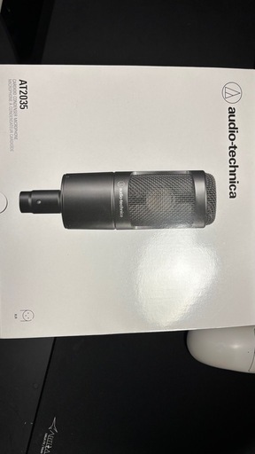 【ほぼ新品】audiotecnica AT2035 コンデンサーマイク