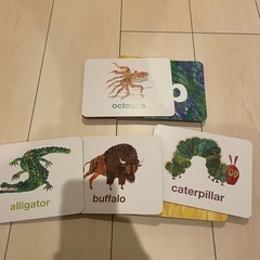 Eric Carle: ANIMAL FLASH CARDS エリック・カールの音の出る絵本 みぢかないきもの
　　の画像