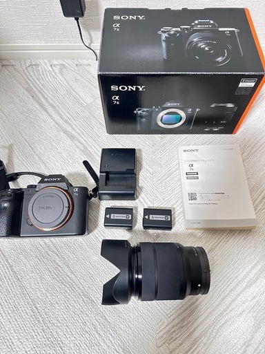 SONY α7 II 本体＋レンズ＋バッテリー2個セット SONY α7Ⅱ レンズキット バッテリー2個付