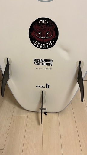 サーフボード MICKFANNING SOFTBOARDS BEASTIE 6'6 ソフトボード