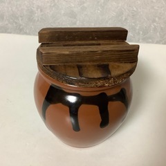 昭和レトロ　ミニチュア　梅干し壺　ツボ　つぼ鳴子温泉　小物入れ　...