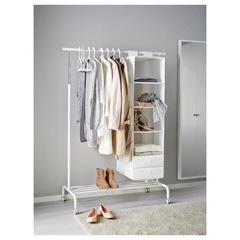 IKEA ハンガーラック　RIGGA※解体済の画像