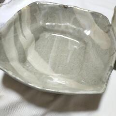 白釉うのふ 盛皿 2枚セット の画像