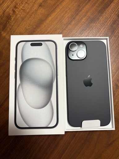 【新品未使用】Apple iPhone 15 黒（スペースグレー ）本体