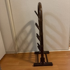ラタン　スリッパラックの画像